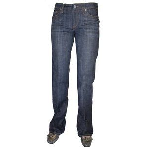 KUT Denim Mid Rise Bootcut Jeans with Flap Back Pockets